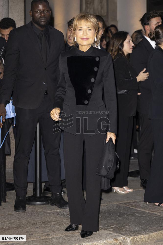 MFW Giorgio Armani arrivals MP