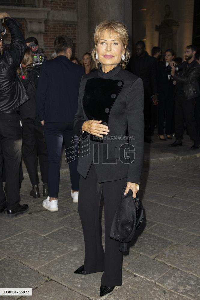 MFW Giorgio Armani arrivals MP