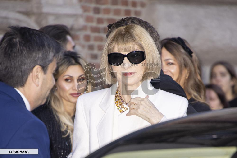 MFW Giorgio Armani arrivals MP