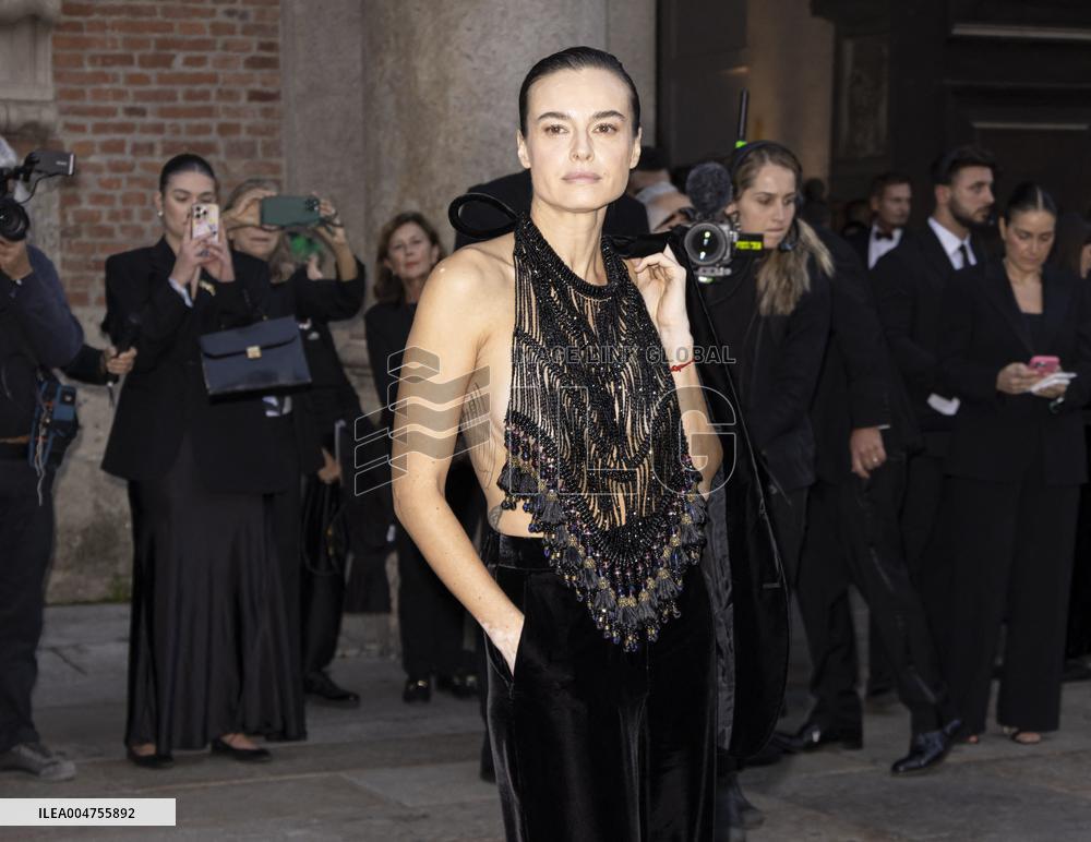 MFW Giorgio Armani arrivals MP