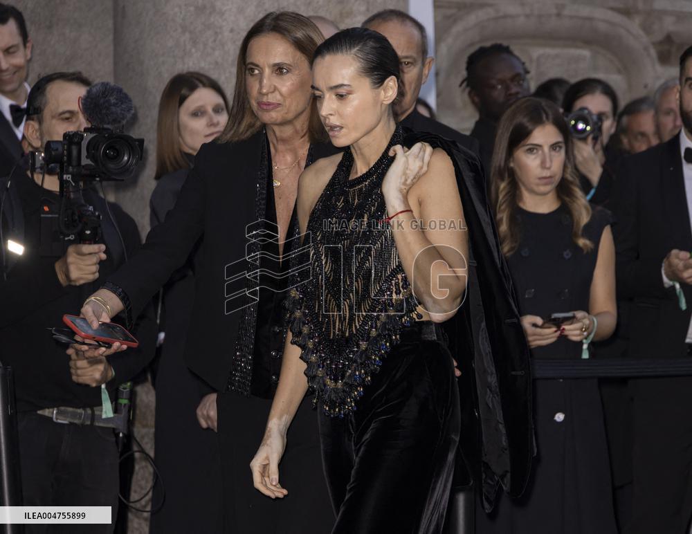 MFW Giorgio Armani arrivals MP