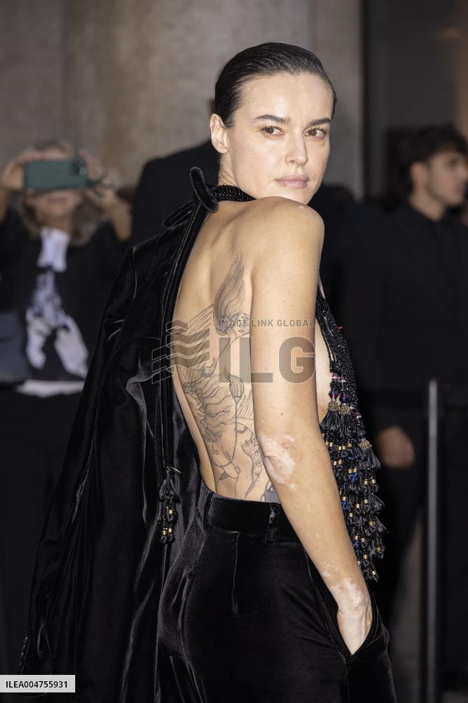 MFW Giorgio Armani arrivals MP