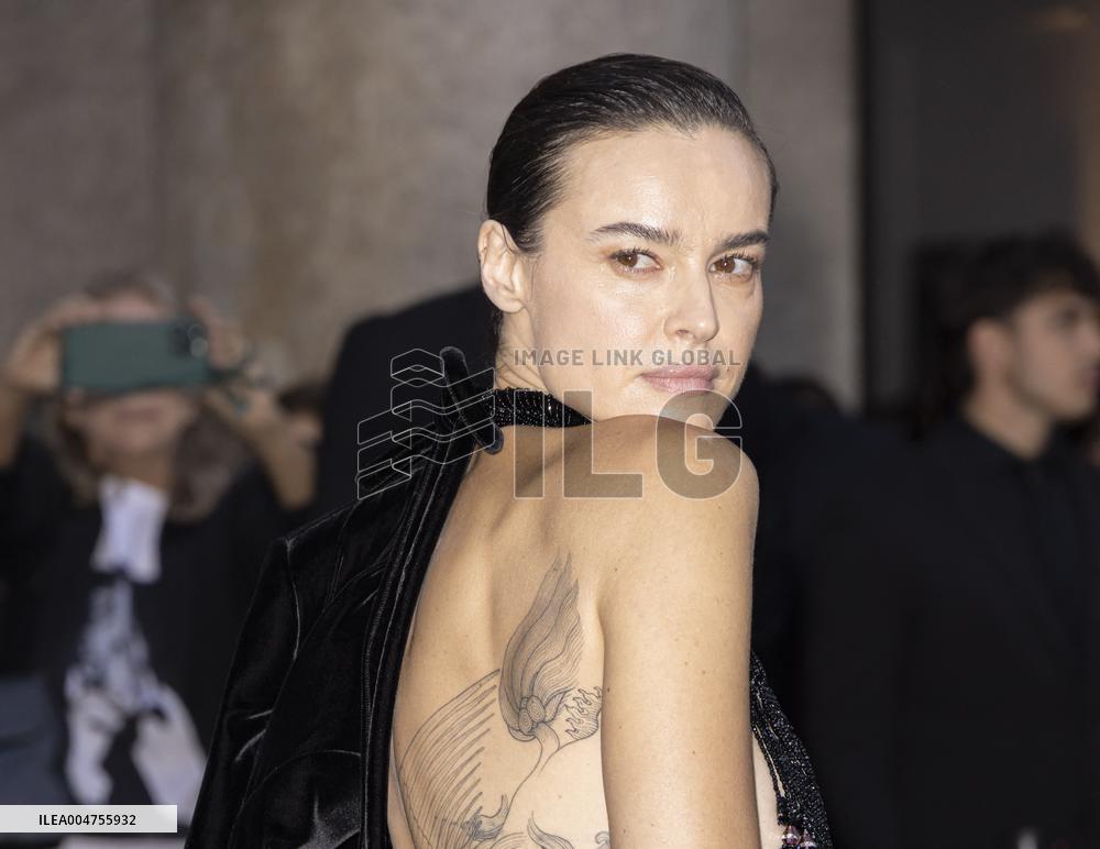 MFW Giorgio Armani arrivals MP