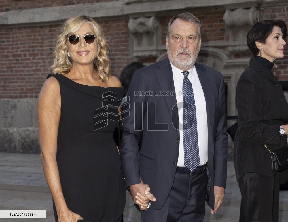 MFW Giorgio Armani arrivals MP