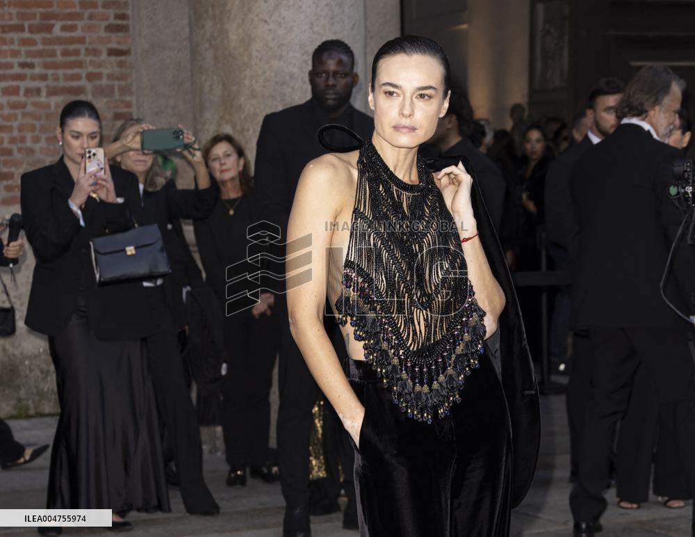 MFW Giorgio Armani arrivals MP