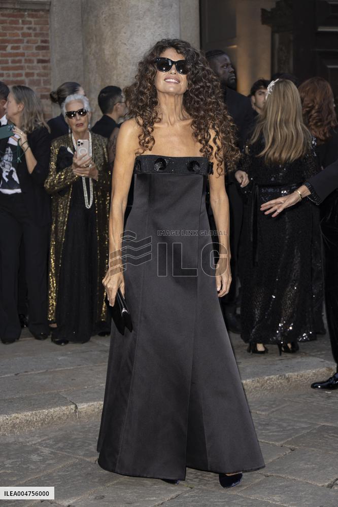 MFW Giorgio Armani arrivals MP