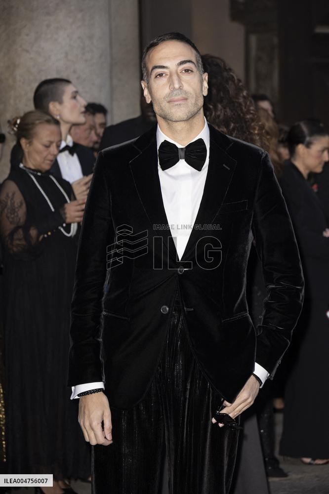 MFW Giorgio Armani arrivals MP