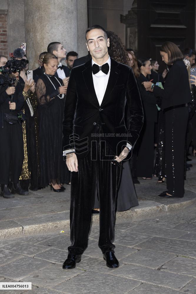 MFW Giorgio Armani arrivals MP