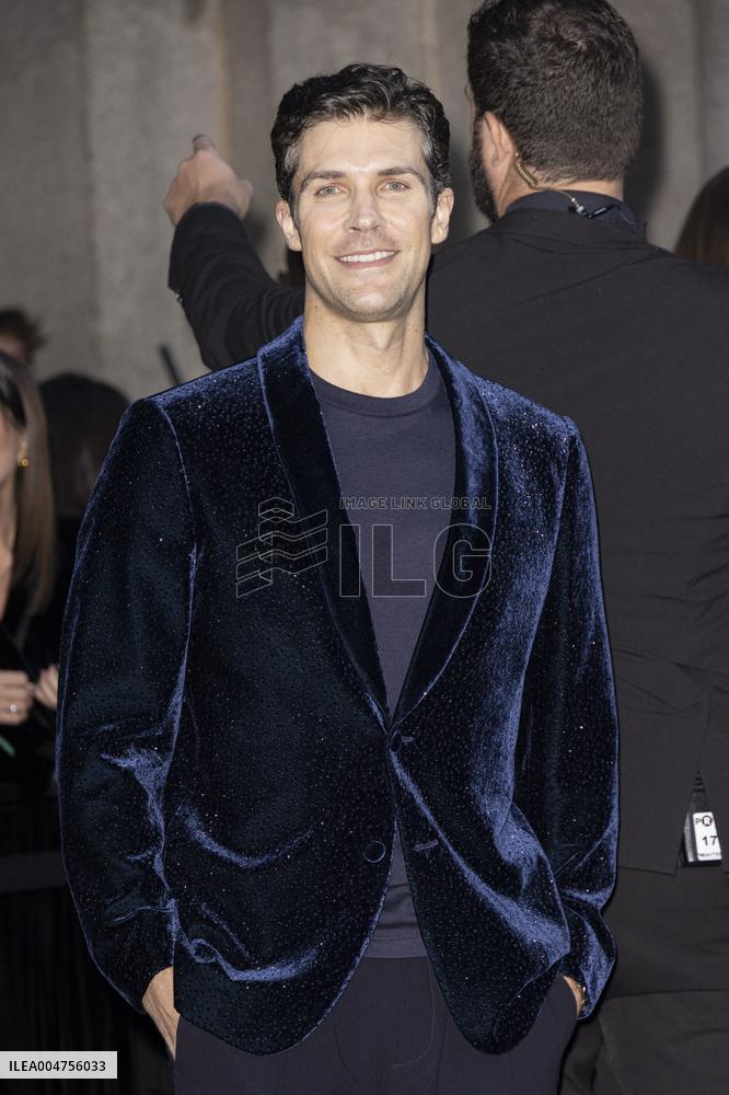 MFW Giorgio Armani arrivals MP