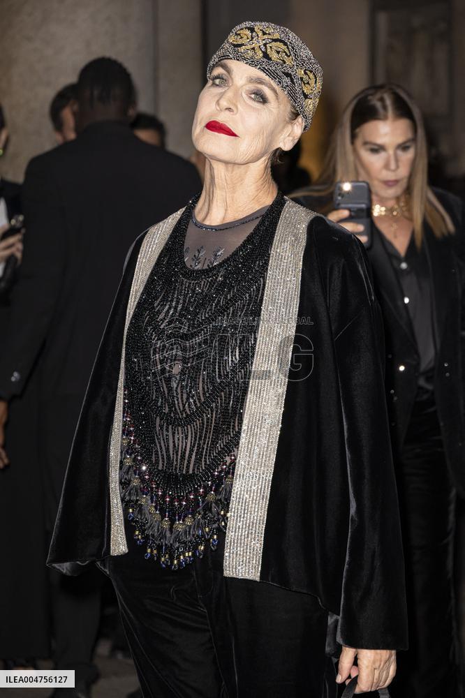 MFW Giorgio Armani arrivals MP