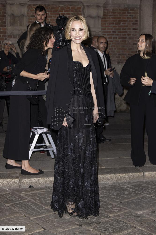 MFW Giorgio Armani arrivals MP