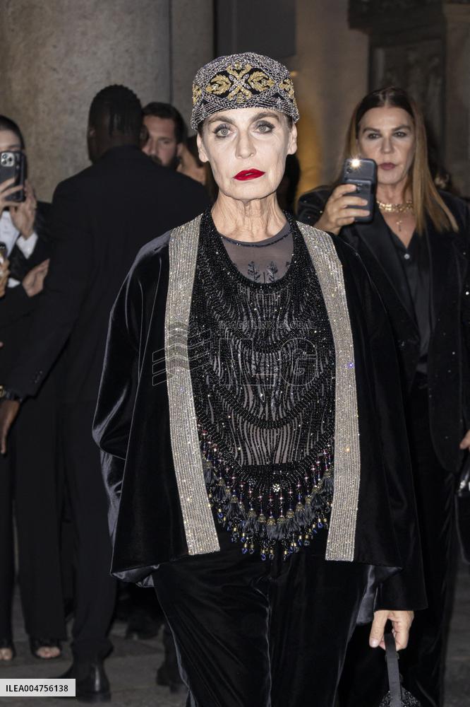 MFW Giorgio Armani arrivals MP