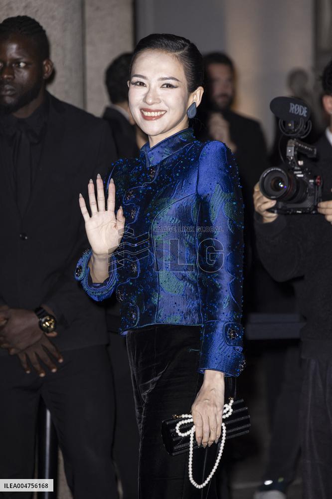 MFW Giorgio Armani arrivals MP