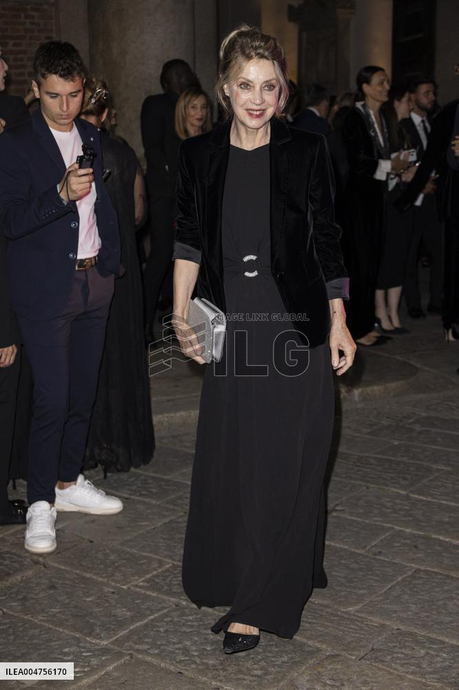 MFW Giorgio Armani arrivals MP