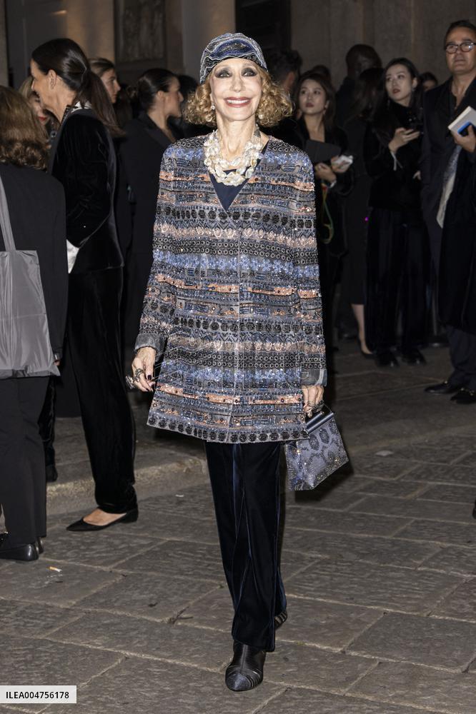 MFW Giorgio Armani arrivals MP