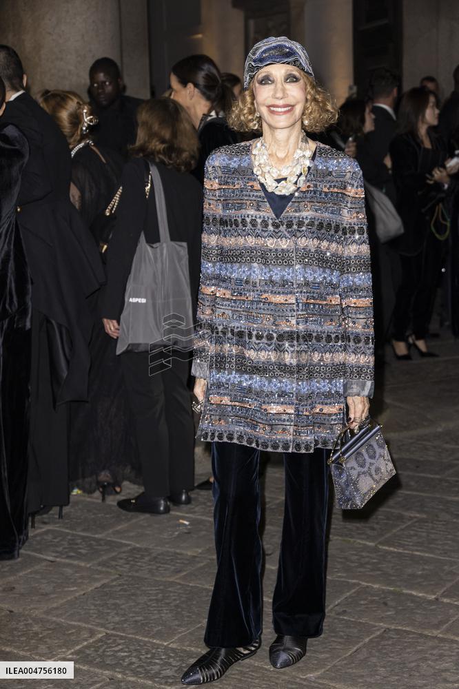 MFW Giorgio Armani arrivals MP