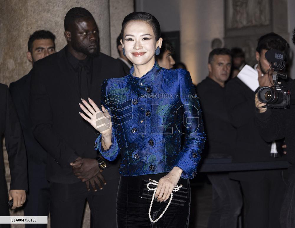 MFW Giorgio Armani arrivals MP