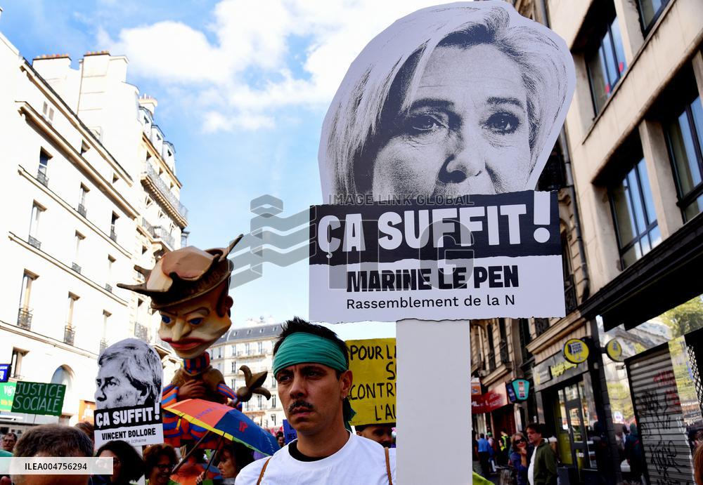 Resistance March For Climate, Justice, Freedoms - Paris
