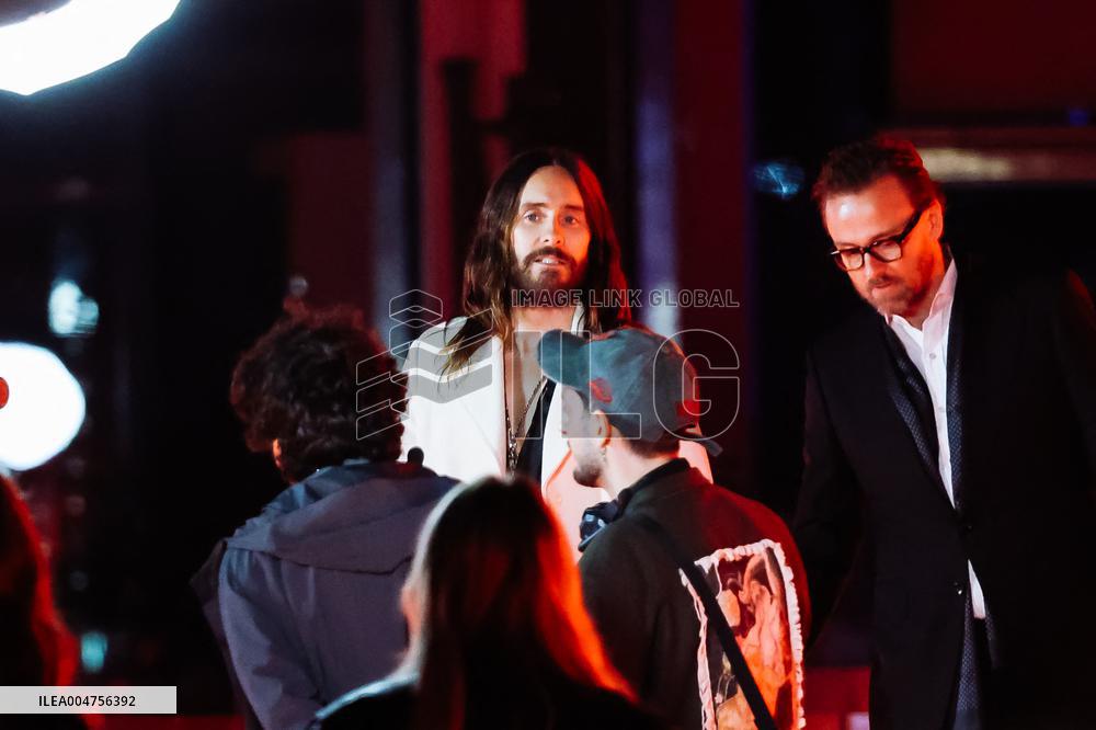 Jared Leto At Tron: Ares Filming Location - Milan