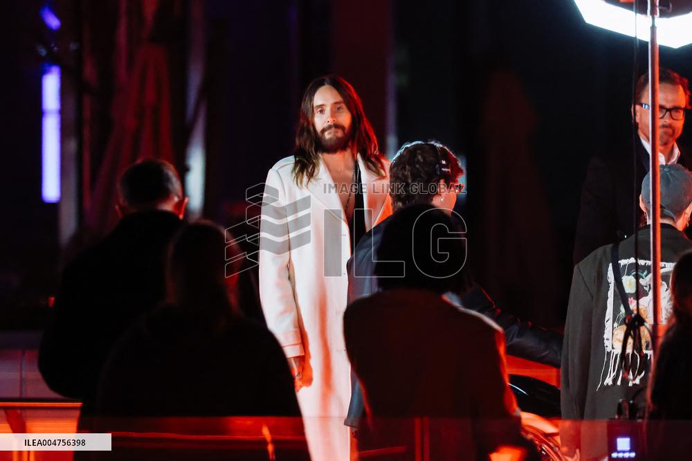Jared Leto At Tron: Ares Filming Location - Milan