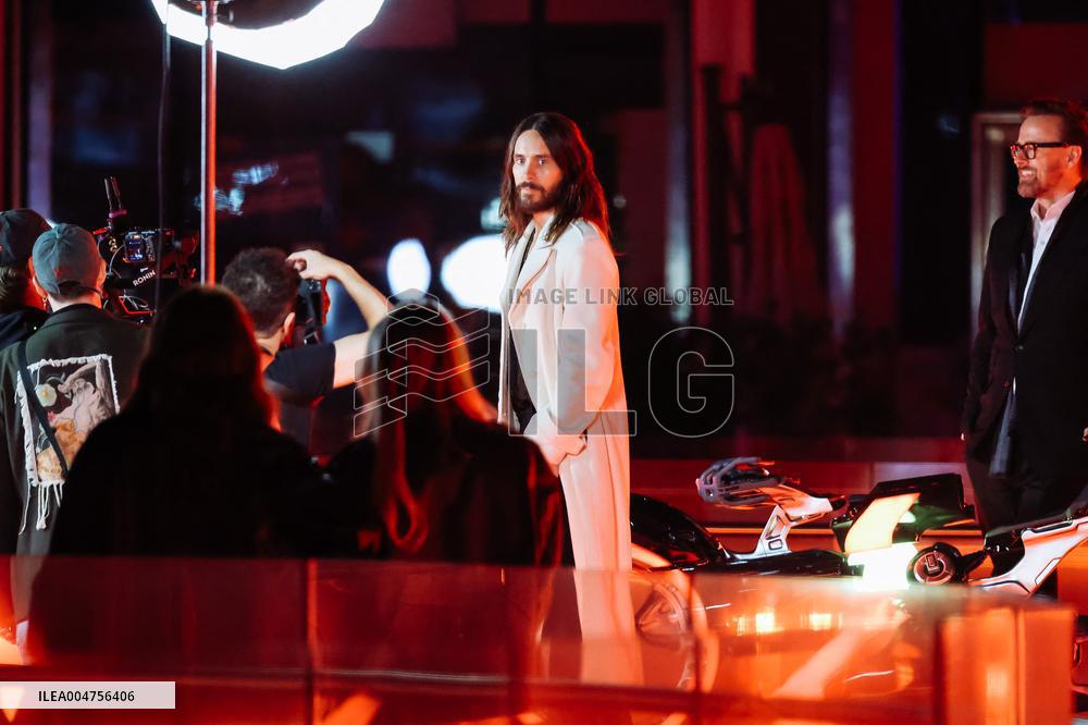 Jared Leto At Tron: Ares Filming Location - Milan