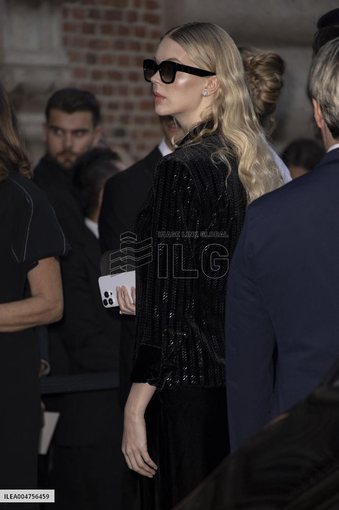 MFW Giorgio Armani arrivals MP