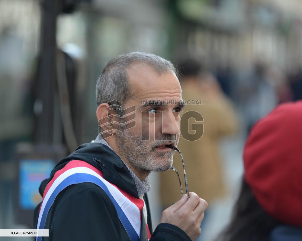 Climate Marches Held In Paris - France