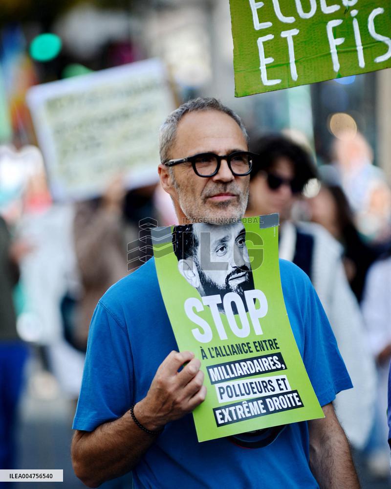 Climate Marches Held In Paris - France