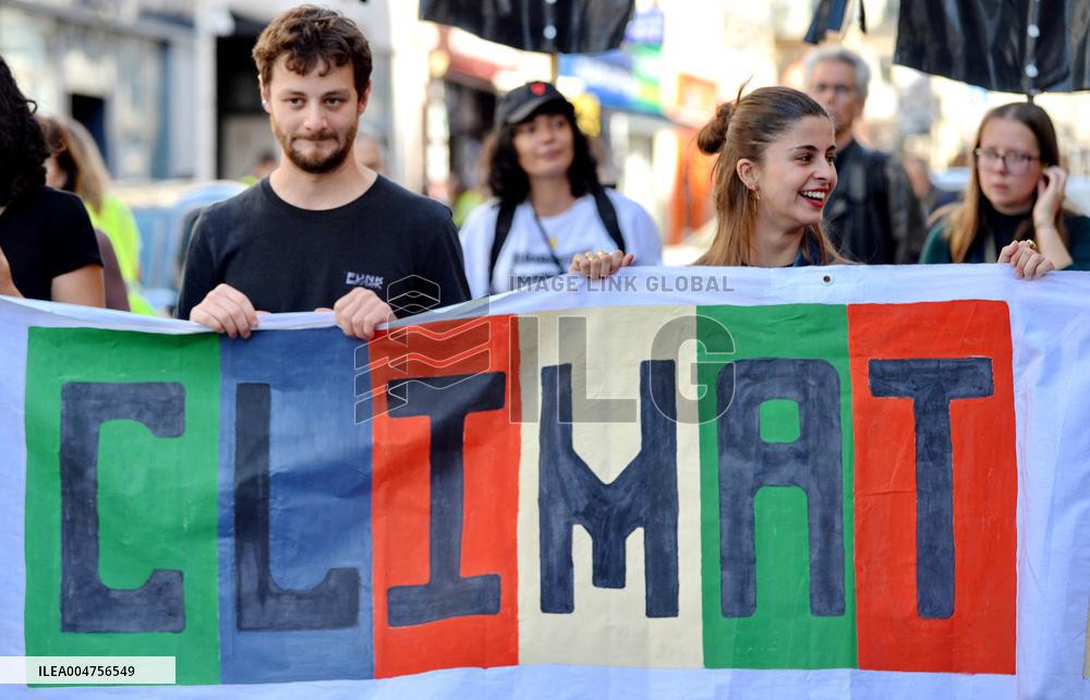 Climate Marches Held In Paris - France