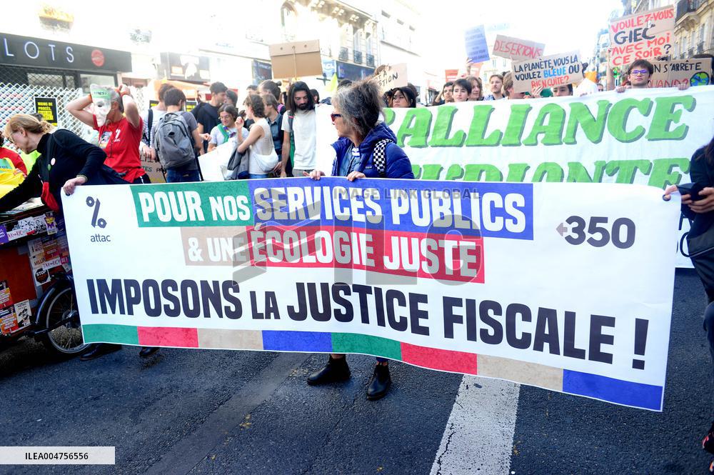 Climate Marches Held In Paris - France