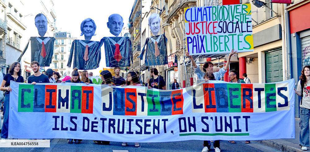 Climate Marches Held In Paris - France