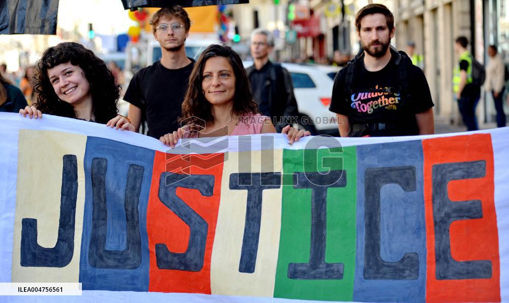 Climate Marches Held In Paris - France