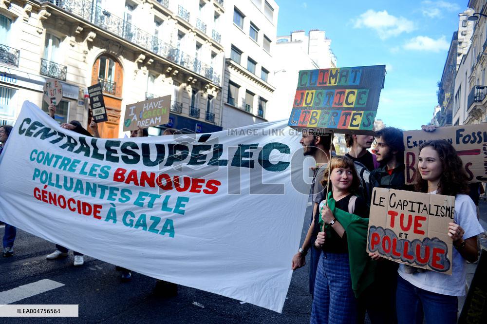 Climate Marches Held In Paris - France