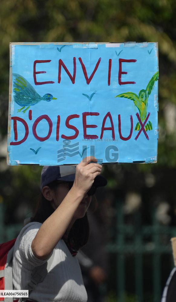 Climate Marches Held In Paris - France