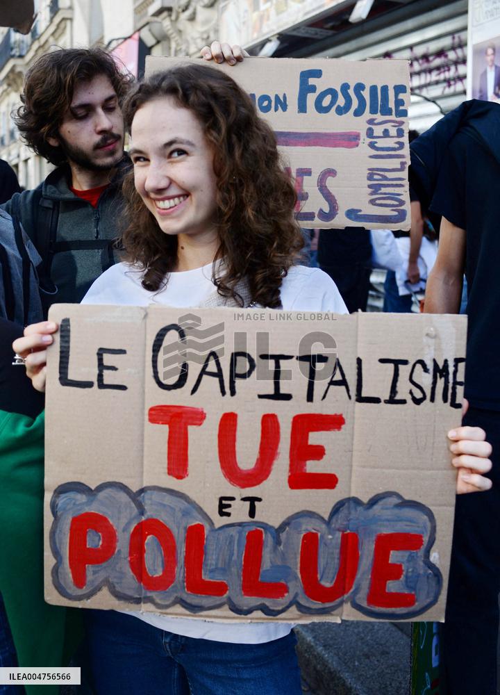 Climate Marches Held In Paris - France