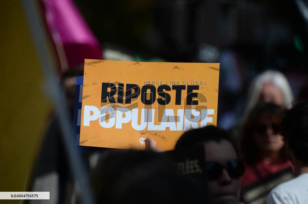 Climate Marches Held In Paris - France