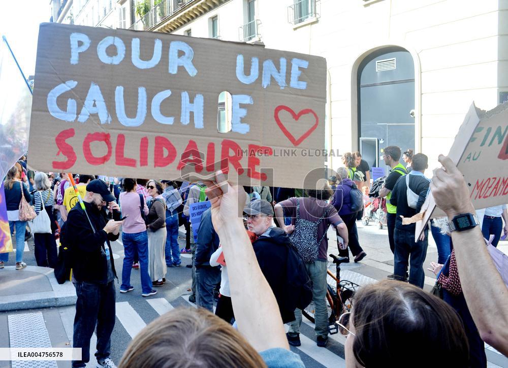 Climate Marches Held In Paris - France