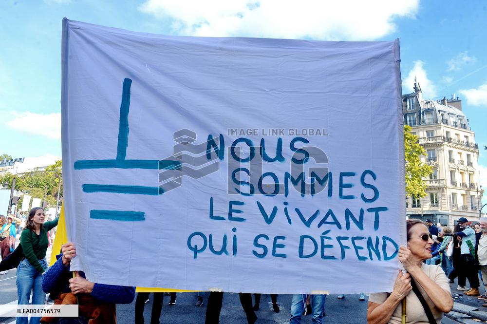 Climate Marches Held In Paris - France