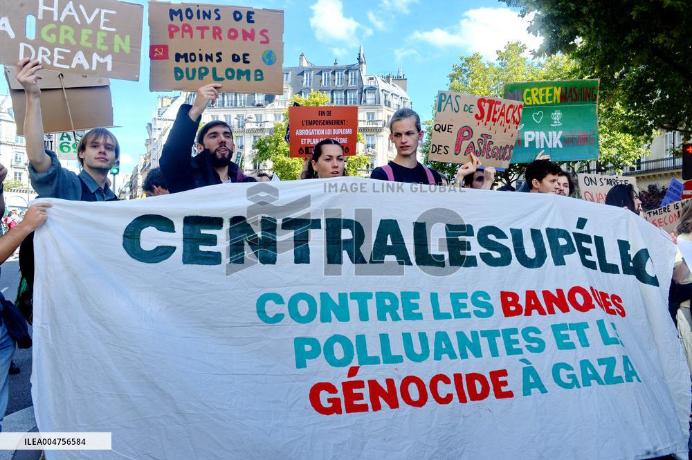 Climate Marches Held In Paris - France