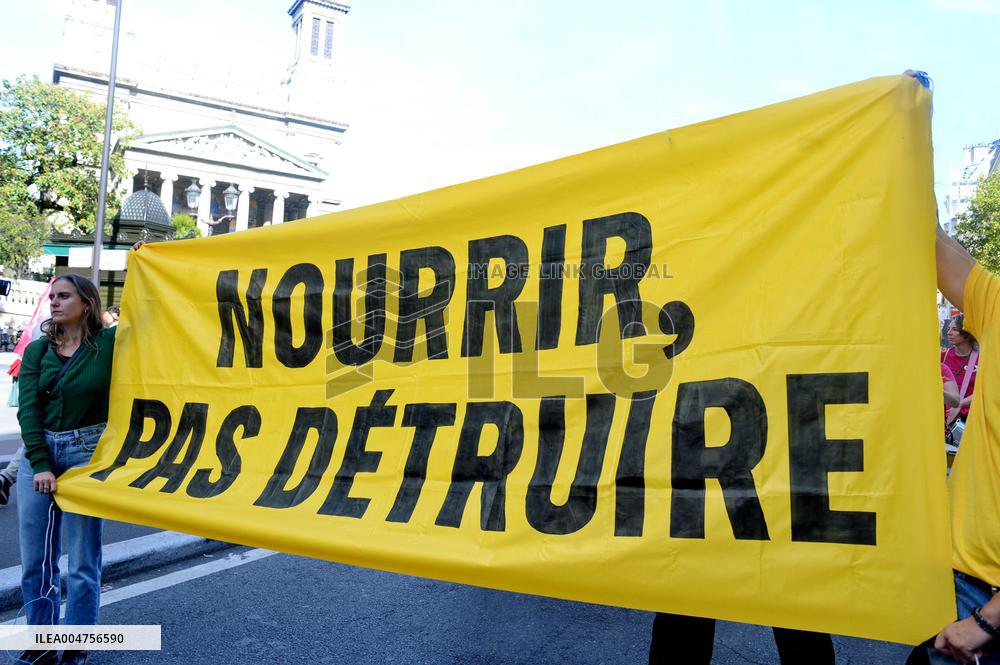 Climate Marches Held In Paris - France