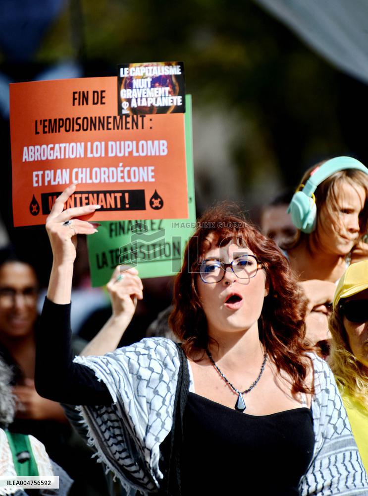 Climate Marches Held In Paris - France