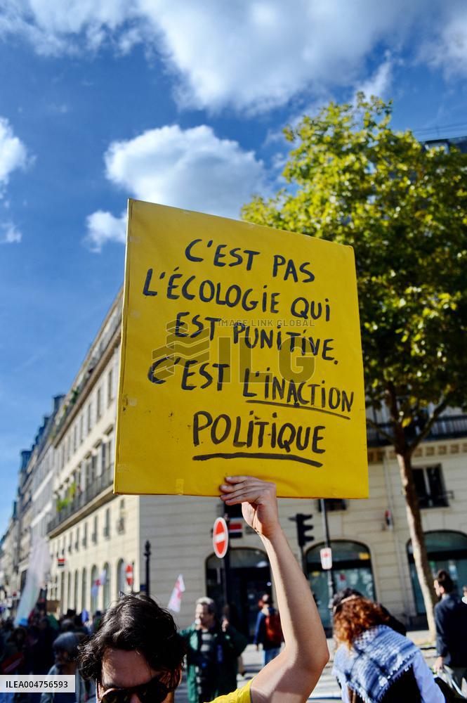 Climate Marches Held In Paris - France