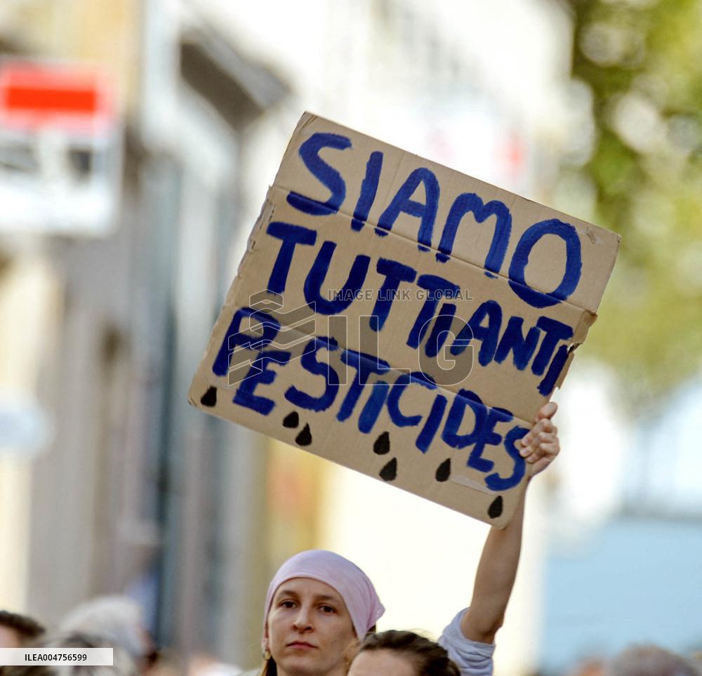 Climate Marches Held In Paris - France