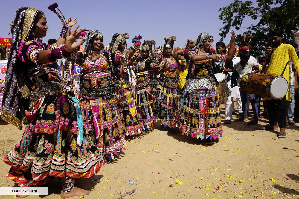 Indian Kalbeliya Gypsy Dancers Performs - India