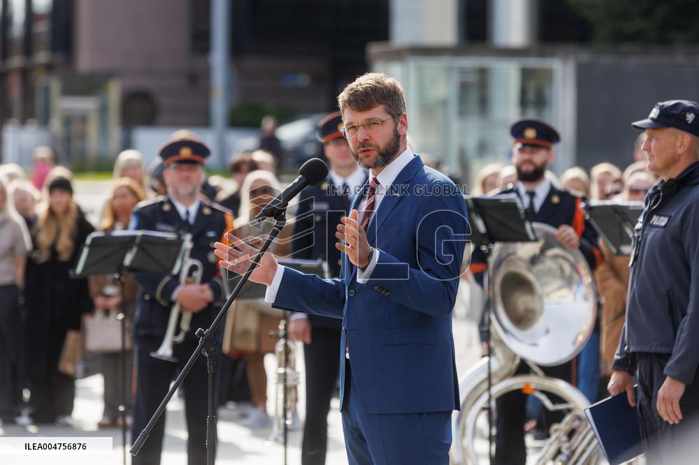 Oath of office for police cadets