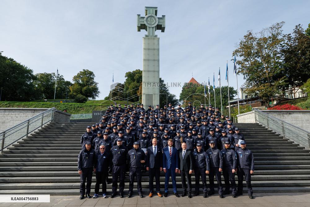 Oath of office for police cadets