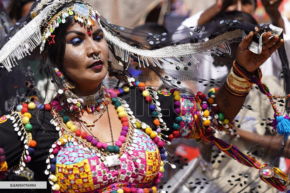 Indian Kalbeliya Gypsy Dancers Performs - India
