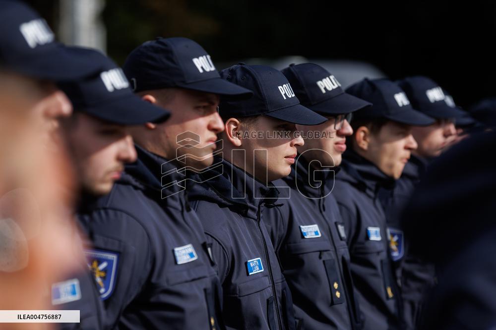 Oath of office for police cadets