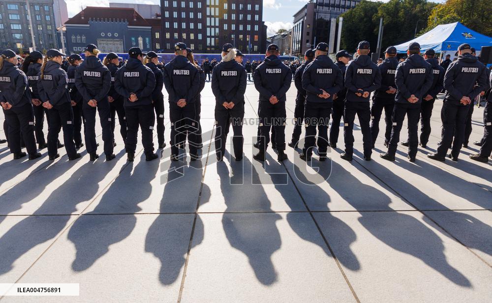 Oath of office for police cadets