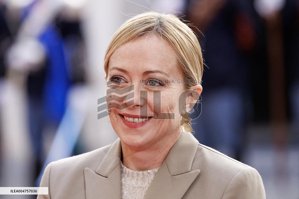 Giorgia Meloni Meets Umaro Sissoco Embalo In Rome - Italy